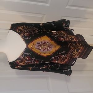 ☆ Heart Soul ☆ Bell Sleeve Assyemtrical Top XL